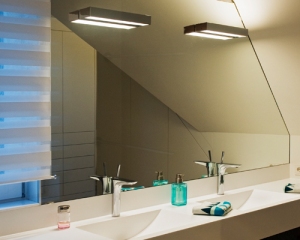 Stylische Badbeleuchtung